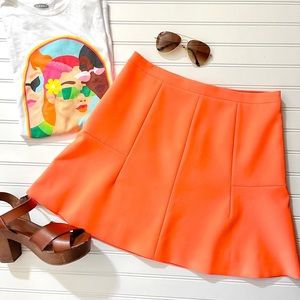 J. Crew Neon A-line Skirt | size 4